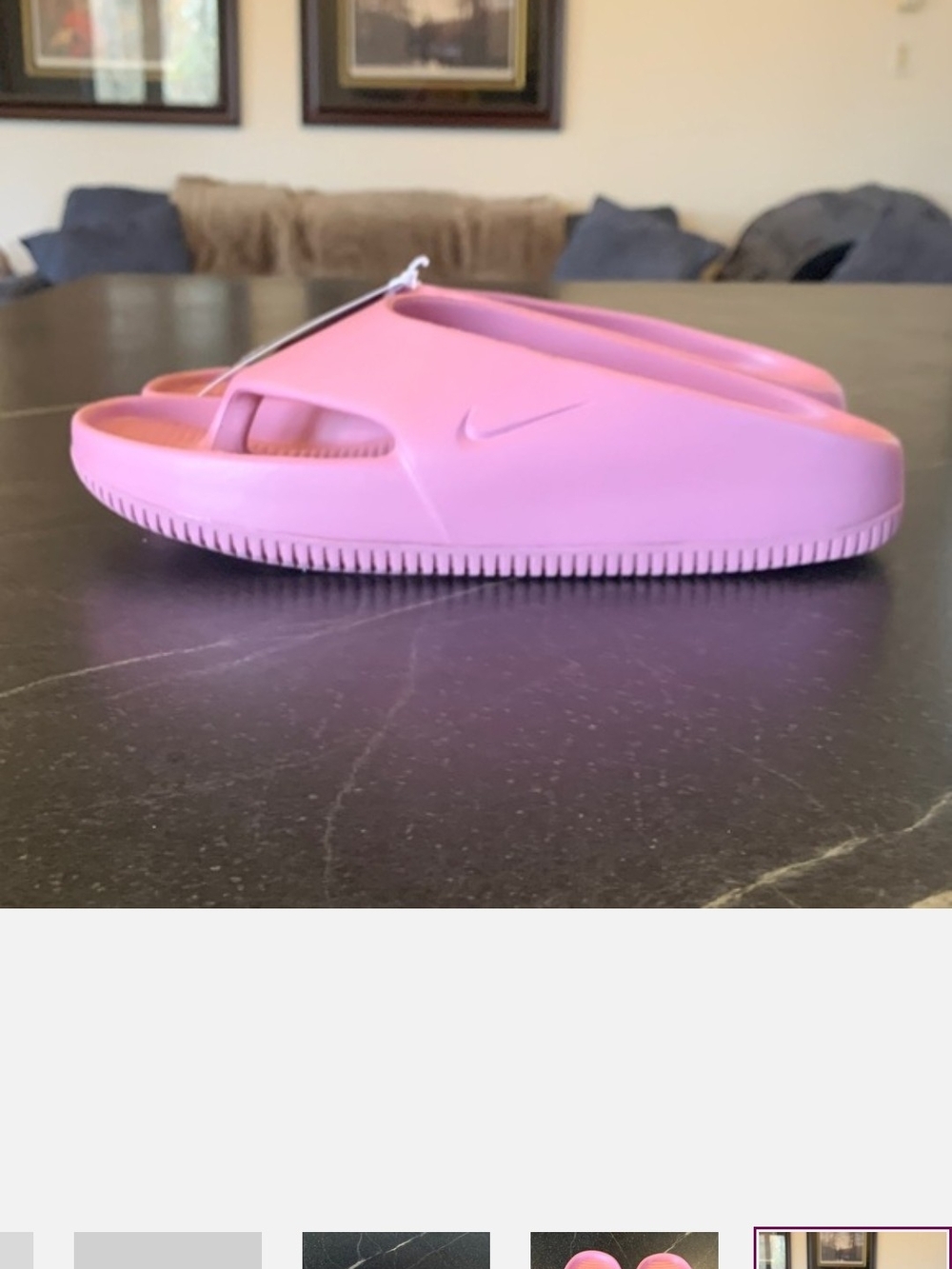 Nike Calm Flip Flop in Elemental Pink - Picture 3 of 7